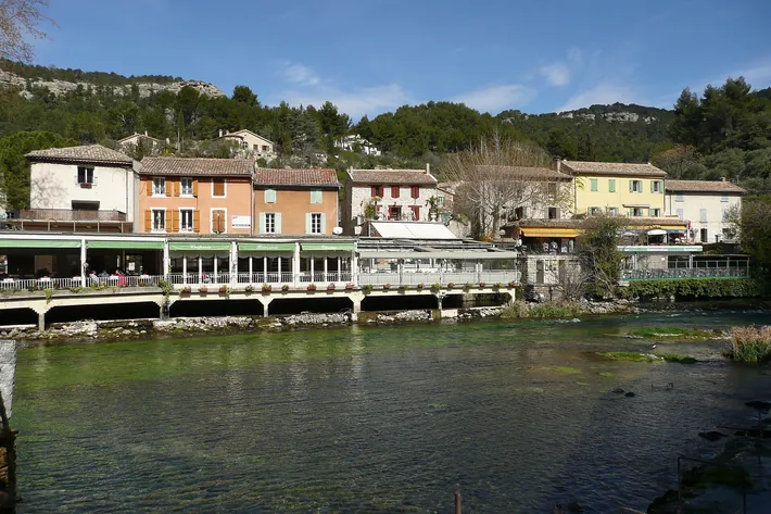 La Sorgue à Fontaine de Vaucluse.