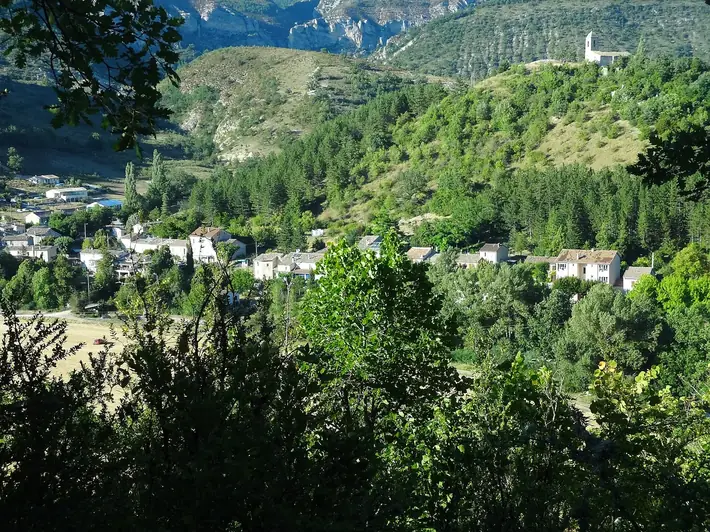 Vue de Saint-Vincent-sur-Jabron